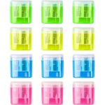 Chenquansarl - pcs taille - crayon epais, double manuel taille crayon, crayons en plastique color taille, ...