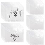 Chenquansarl - pices pochettes plastiques perfores a4, classeur pochette plastique a4 transparentes, ...