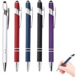 Chenquansarl - pices stylos a bille, 2 en 1 stylos a bille rtractables, 1, 0 mm d'encre noire, stylos ...