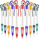 Chenquansarl - pices stylos a bille rtractables de football, pointe moyenne de 1 mm, avec pr en main ...