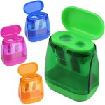 Chenquansarl - pices taille - crayon, taille crayon double trouc avec reservoir en plastique, pour crayon ...