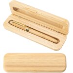 Chenquansarl - stylo a bille cratif bambou stylo de signature avec classique bote en bote en bois ...