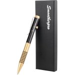 Chenquansarl - stylo a bille en laiton massif compatible avec les recharges pentel pour edc signature ...