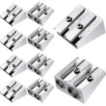Chenquansarl - taille - crayon ¿ 10 pices taille - crayon en mtal a double trou, mini taille - crayon ...