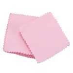 Chiffon de nettoyage pour bijoux, lot de 50, pour le polissage de bijoux, argent sterling, or, platine, ...