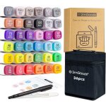 Chisel & fine lot de 36 marqueurs a double pointe a base d'alcool s�chage rapide couleurs intenses avec ...