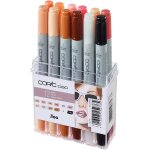 Ciao set de 12 marqueurs a encre a alcool permanente double pointe, pointe pinceau ultra souple et large ... Ciao set de 12 marqueurs a encre a alcool permanente double pointe, pointe pinceau ultra souple et large ...