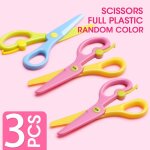 Ciseaux en plastique s�rs pour enfants, coupe de fleurs, mini et ciseaux en papier, ciseaux artisanaux ...
