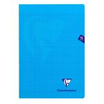 Clairefontaine lot de 10 cahiers mimesys piqu polypro 21 x 29, 7 cm 96 pages 90g sys bleu