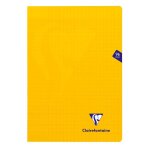 Clairefontaine lot de 10 cahiers mimesys piqu polypro 21 x 29, 7 cm 96 pages 90g sys jaune