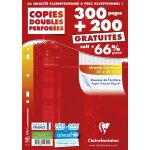Clairefontaine 14791c copie doubles seyes grand carreaux paquet de 300 200 gratuit 1 emploi du temps ...