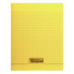 Clairefontaine lot de 20 cahiers piqu polypro 17x22 cm 32 p sys 90g jaune