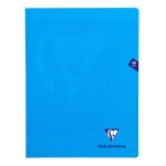 Clairefontaine lot de 3 cahiers mimesys piqu� polypro 24 x 32 cm 48 pages 90g s�y�s bleu