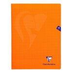 Clairefontaine lot de 3 cahiers mimesys piqu� polypro 24 x 32 cm 48 pages 90g s�y�s orange