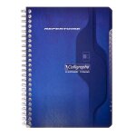 Clairefontaine lot de 3 r�pertoires reliure int�grale 14, 8x21 180p q. 5x5 70g