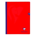 Clairefontaine lot de 5 cahiers mimesys piqu� polypro 24 x 32 cm 192 pages 90g s�y�s assortis