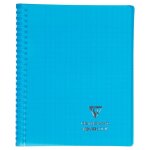 Clairefontaine lot de 5 cahiers protge - cahier koverbook spirale polypro a4 160p lign + marge coloris ...