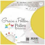 Clairefontaine lot de 5 etuis de 5 enveloppes grain de pollen 140x140 melon d'eau