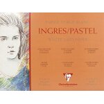 Clairefontaine 96483c bloc ingres - pastel 30x40 cm 25 feuilles blanc