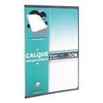 Clairefontaine 96505c papier calque sup�rieur 500 feuilles transparent