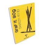 Clairefontaine bloc de croquis graf it format a5 80 pages microperfores 90g