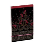 Clairefontaine bloc shopping couverture enveloppante et fermeture glisse 8x12cm 100 pages uni
