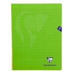 Clairefontaine cahier mimesys piqu� polypro 24 x 32 cm 48 pages 90g s�y�s vert