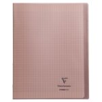 Clairefontaine cahier protge - cahier koverbook piqu polypro 24x32 cm 140 p sys coloris alatoire ...