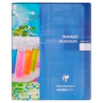 Clairefontaine cahier travaux pratique koverbook piqu� polypro 17x22 cm 64p s�y�s - uni coloris al�atoire ...