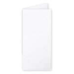 Clairefontaine carte 210g pli�e 106x213 blanc iris� pqt 25