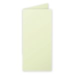 Clairefontaine carte 210g pli�e 106x213 vert bourgeon pqt 25