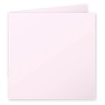 Clairefontaine carte 210g pli�e 160x160 rose pqt 25
