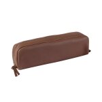 Clairefontaine cuir teinte trousse rectangulaire 20, 5x4x6 cm taupe