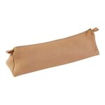 Clairefontaine cuirise - trousse - cuir v�ritable - naturel