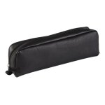 Clairefontaine cuirise - trousse - cuir vritable - noir