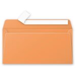 Clairefontaine enveloppe 120g 110x220 cl�mentine pqt 20