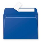 Clairefontaine enveloppe 120g 114x162 bleu nuit pqt 20