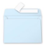 Clairefontaine enveloppe 120g 114x162 bleu pqt 20