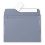 Clairefontaine enveloppe 120g 114x162 gris koala pqt 20