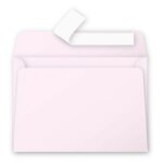 Clairefontaine enveloppe 120g 114x162 rose pqt 20