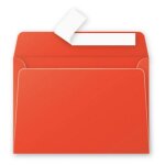 Clairefontaine enveloppe 120g 114x162 rouge corail pqt 20