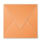 Clairefontaine enveloppe 120g 140x140 cl�mentine pqt 20