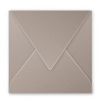Clairefontaine enveloppe 120g 140x140 gris acier pqt 20