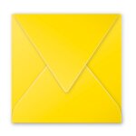 Clairefontaine enveloppe 120g 140x140 jaune soleil pqt 20