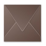 Clairefontaine enveloppe 120g 140x140 marron taup pqt 20