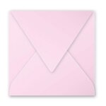 Clairefontaine enveloppe 120g 140x140 rose drage pqt 20