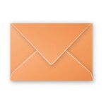 Clairefontaine enveloppe 120g 75x100 cl�mentine pqt 20