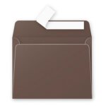 Clairefontaine enveloppe 120g 90x140 marron taup� pqt 20 avec bande de protection