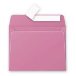 Clairefontaine enveloppe 120g 90x140 rose hortensia pqt 20 avec bande de protection
