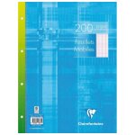 Clairefontaine feuillets mobiles sous film 24x32 200p sys